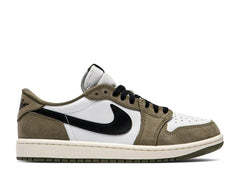 Jordan 1 Retro Low Medium Olive Summit White Sail Black (WORN)
