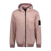 STONE ISLAND GARMENT DYED CRINKLE REPS R-NY PRIMALOFT JACKET PINK