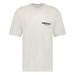 FEAR OF GOD ESSENTIALS CREW NECK LIGHT OATMEAL GREY T-SHIRT