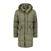 CP COMPANY Flatt Nylon Padded Lens Shell Jacket Green
