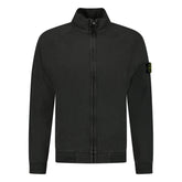 STONE ISLAND ZIP UP TRACK TOP CHARCOAL