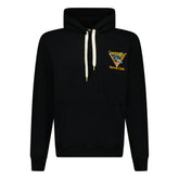 CASABLANCA LOGO EMBROIDERED HOODED SWEATSHIRT BLACK
