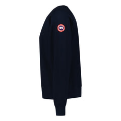 CANADA GOOSE HURON CREW NECK SWEATSHIRT NAVY BLUE