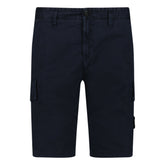 STONE ISLAND CARGO SHORTS NAVY BLUE