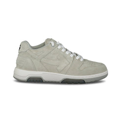 OFF-WHITE OUT OF OFFICE LOW SUEDE TRAINERS GREY