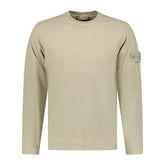 STONE ISLAND GHOST BADGE SWEATSHIRT BEIGE
