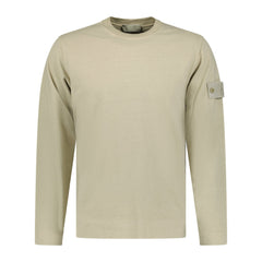 STONE ISLAND GHOST BADGE SWEATSHIRT BEIGE