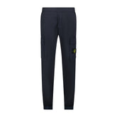 STONE ISLAND CUFFED CARGO TROUSERS NAVY
