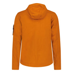 STONE ISLAND SUPIMA COTTON JACKET SIENNA BROWN ORANGE