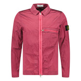 STONE ISLAND NYLON METAL OVER-SHIRT CICLAMINO