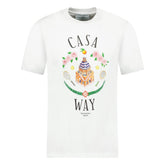 CASABLANCA CASA WAY PRINT T-SHIRT WHITE
