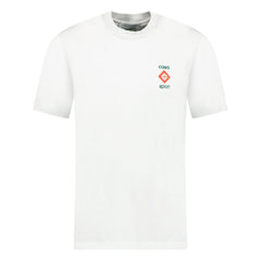 CASABLANCA CASA SPORT PRINT T-SHIRT WHITE