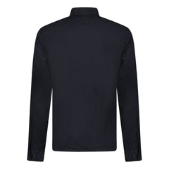 CP COMPANY 'TAYLON L' LENS ZIP UP OVERSHIRT NAVY BLUE