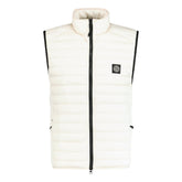 STONE ISLAND QUILTED GILET LIGHT PEACH