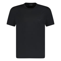 PRADA STICH LOGO T SHIRT BLACK