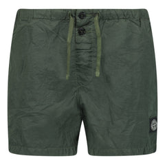 STONE ISLAND CHROME SWIM SHORTS MUSK GREEN