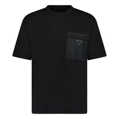 PRADA COTTON PLAQUE LOGO T-SHIRT XL