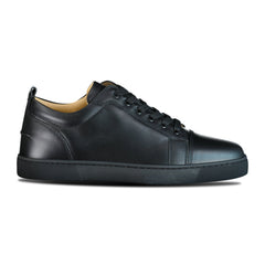 CHRISTIAN LOUBOUTIN 'LOUIS JUNIOR FLAT CALF' BLACK TRAINERS