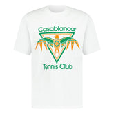 CASABLANCA EAGLE TENNIS CLUB T-SHIRT WHITE