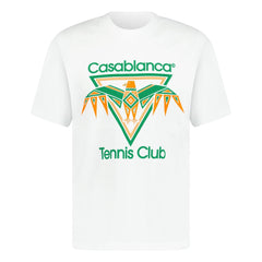CASABLANCA EAGLE TENNIS CLUB T-SHIRT WHITE