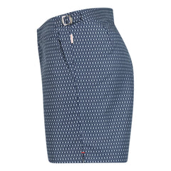 ORLEBAR BROWN BULLDOG PRINT SWIM SHORTS BLUE