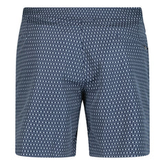 ORLEBAR BROWN BULLDOG PRINT SWIM SHORTS BLUE
