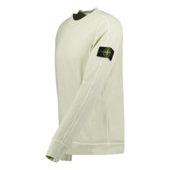 STONE ISLAND CREW NECK LIGHT SWEATSHIRT PISTACHIO