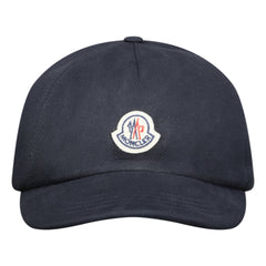 MONCLER LOGO CAP NAVY BLUE