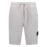 STONE ISLAND OLD TREATMENT BERMUDA SHORTS DUST GREY