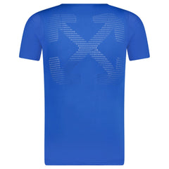OFF WHITE ACTIVEWEAR T-SHIRT BLUE