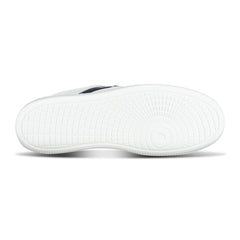 MONCLER MONACO LEATHER TRAINERS WHITE