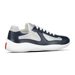 PRADA AMERICAS CUPS NAVY BLUE TRAINERS