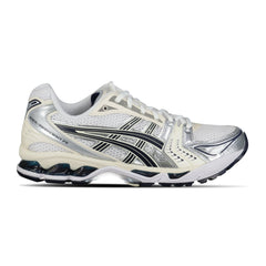 ASICS GEL KAYANO 14 WHITE/NAVY WOMEN'S TRAINERS