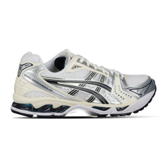 ASICS GEL KAYANO 14 WHITE/NAVY WOMEN'S TRAINERS