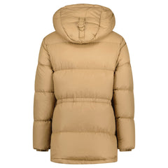 BURBERRY HAWORTH MID LENGTH PUFFER JACKET BEIGE
