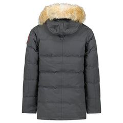 CANADA GOOSE CARSON WITH FUR PARKA JACKET GREY