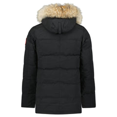 CANADA GOOSE CARSON WITH FUR PARKA JACKET BLACK