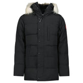 CANADA GOOSE CARSON WITH FUR PARKA JACKET BLACK