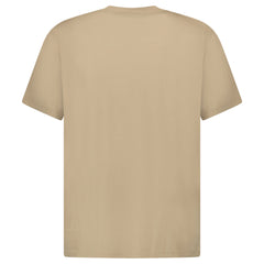 BURBERRY EMBROIDERED LOGO T-SHIRT BEIGE