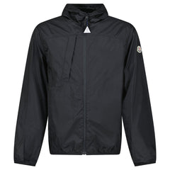 MONCLER HOODED HAADRIN WINDBREAKER JACKET BLACK