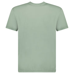 STONE ISLAND COMPASS LOGO CREWNECK T-SHIRT GREEN