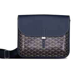 GOYARD COURSIER MESSENGER BAG NAVY BLUE