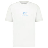 CP COMPANY 30/1 JERSEY GRAPHIC LOGO T-SHIRT WHITE