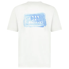CP COMPANY 30/1 JERSEY GRAPHIC LOGO T-SHIRT WHITE
