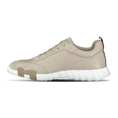 HERMES BOUNCING SNEAKER BEIGE LEATHER / SUEDE
