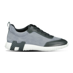 HERMES BOUNCING SNEAKER GREY SUEDE / LEATHER