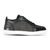 CHRISTIAN LOUBOUTIN RANTULOW CANVAS TRAINERS BLACK