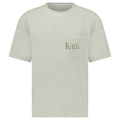 KITH LOGO T-SHIRT HAZE GREEN