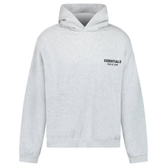 FEAR OF GOD ESSENTIALS PULL-OVER LIGHT HEATHER GREY HOODIE