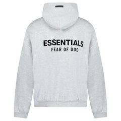 FEAR OF GOD ESSENTIALS PULL-OVER LIGHT HEATHER GREY HOODIE